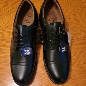 George Men's Classic Black Oxfords
